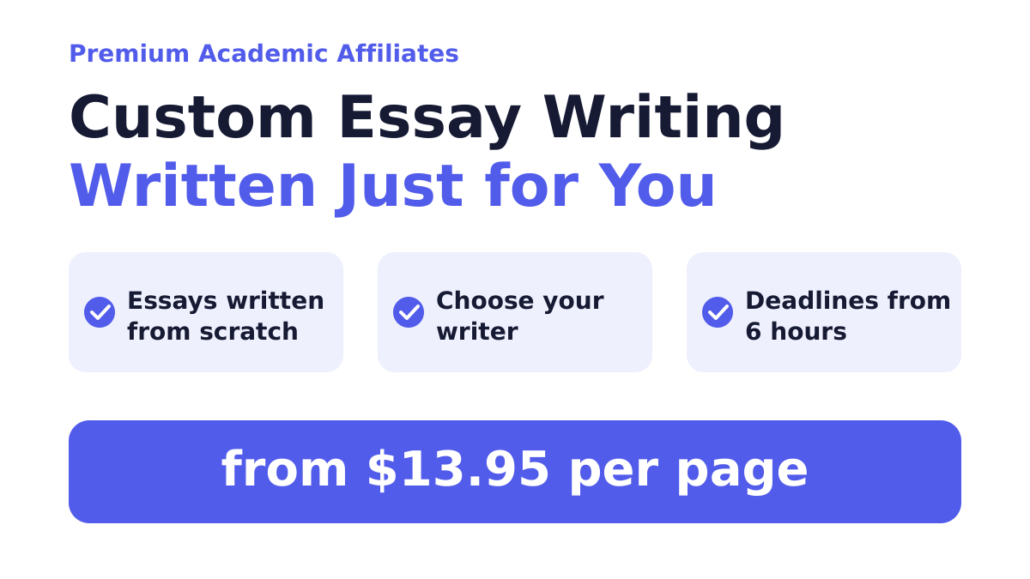 Custom essay writing