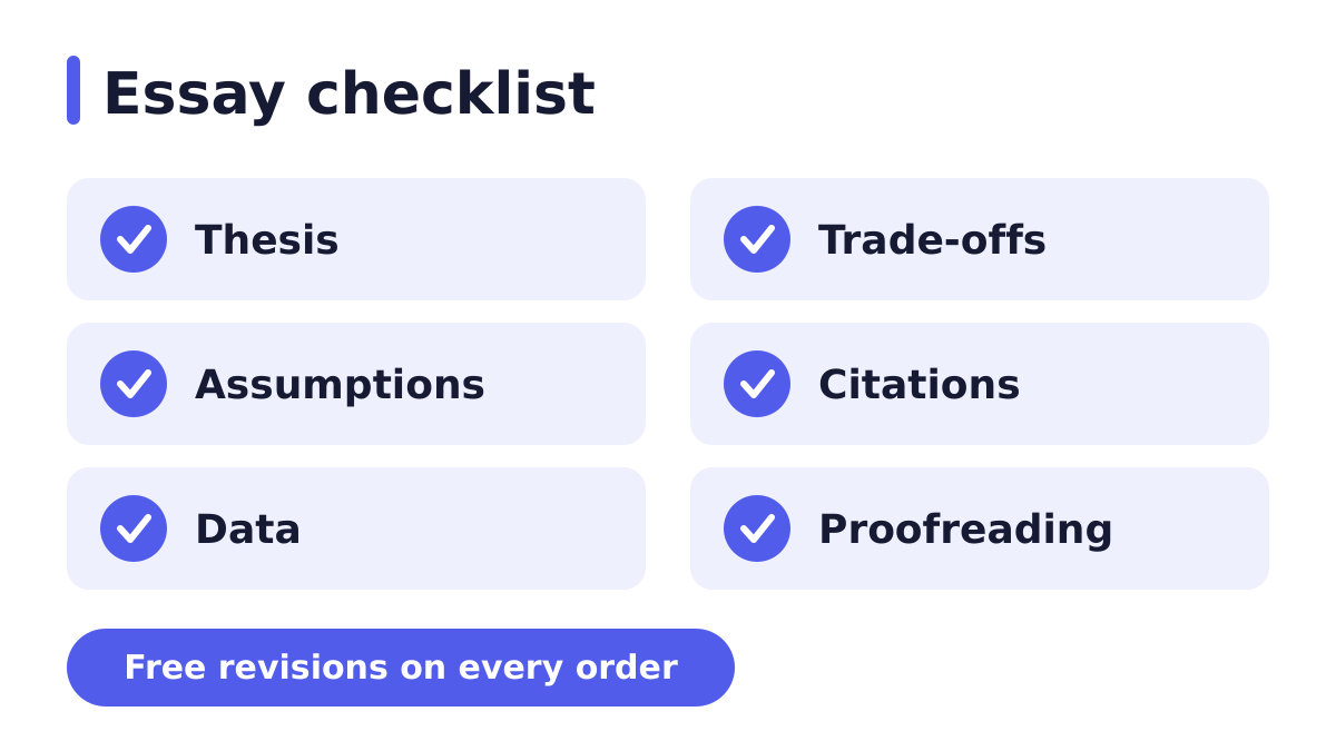 Best Engineering and economic Essay 3 Checklist for writing an engineering and economic essay