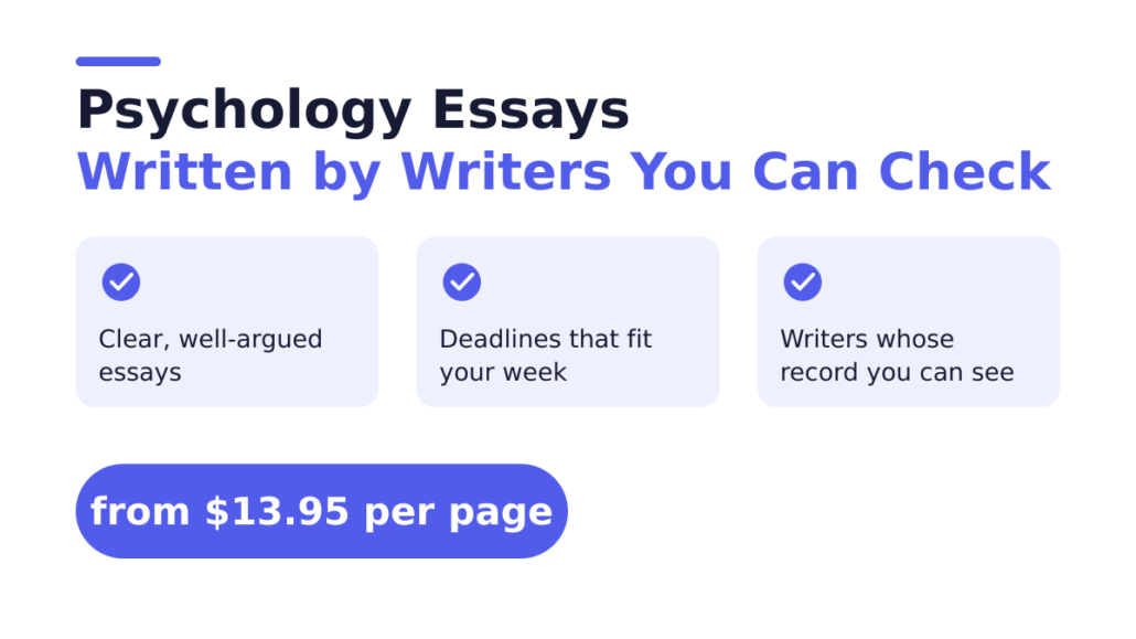 Psychology Essays