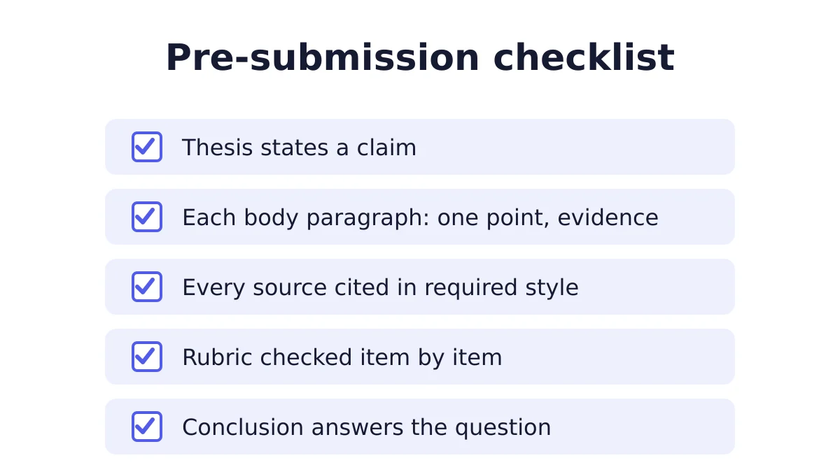 write my college paper 3 Checklist for a strong write my college paper draft before submission