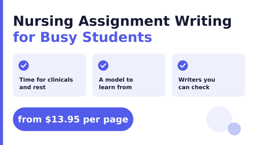 Nursing Assignment Writing