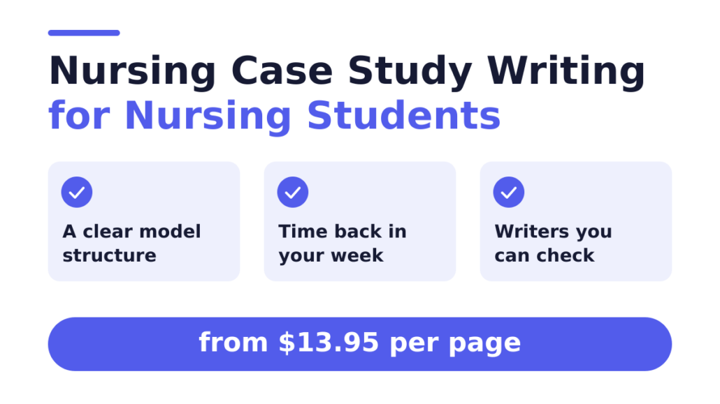 Nursing Case Study Writing