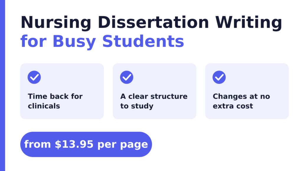 Nursing Dissertation Writing