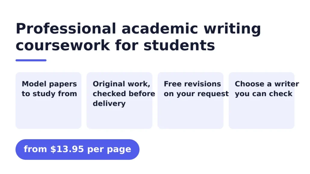 Academic writing coursework