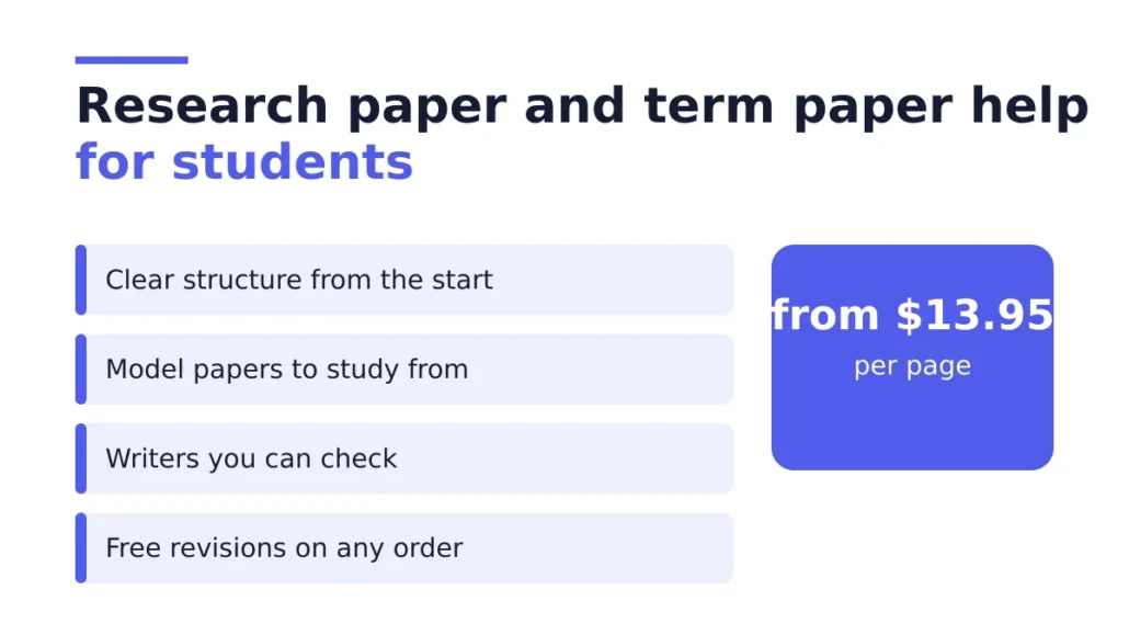 Research paper and term paper