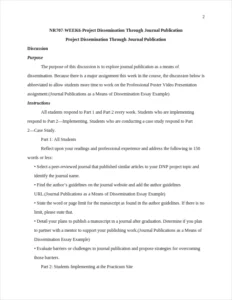 Journal Publications as a Means of Dissemination Essay Example – page 2