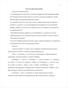 Answer to discussion question – page 2