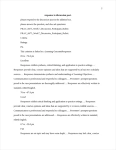 response to discussion post. – page 2