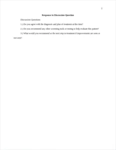 Response to Discussion Question – page 2