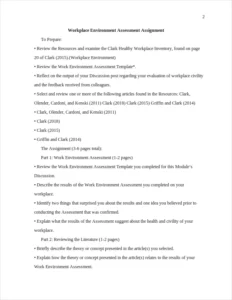 Workplace Environment – page 2