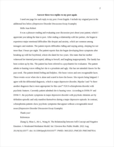 Depressive Disorder – page 2