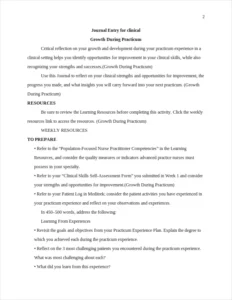 Growth During Practicum – page 2