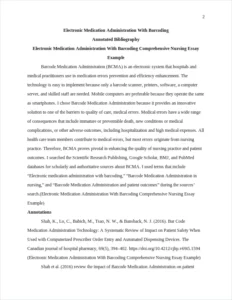Electronic Medication Administration With Barcoding Comprehensive Nursing Essay Example – page 2