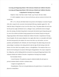Assessing and Diagnosing Patients With Substance-Related and Addictive Disorders Comprehensive Nursing Essay Example – page 2