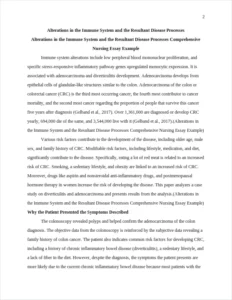 Alterations in the Immune System and the Resultant Disease Processes Comprehensive Nursing Essay Example – page 2