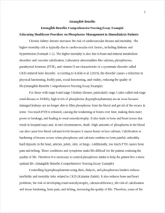 Intangible Benefits Comprehensive Nursing Essay Example – page 2